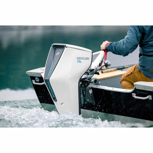 Mercury Avator 7.5e Tiller Electric Outboard Motor Kit, 25" Shaft