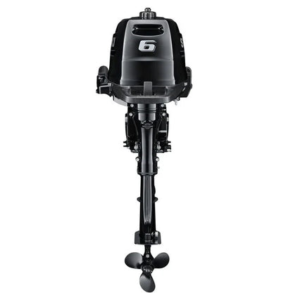 Suzuki DF6A HP 4-Stroke Outboard, 20" Shaft, Manual Start, Black