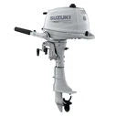 Suzuki DF6A HP 4-Stroke Outboard, 15" Shaft, Manual Start, White