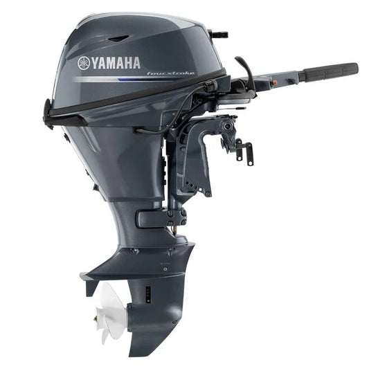 Yamaha 15 HP Tiller 4-Stroke Outboard, 15" Shaft, Manual Start