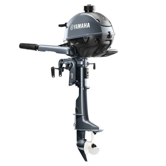 Yamaha 2.5 HP Tiller 4-Stroke Outboard, 15" Shaft, Manual Start