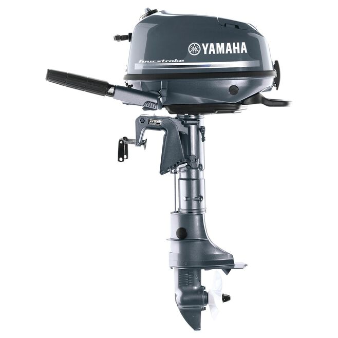 Yamaha 4 HP Tiller 4-Stroke Outboard, 15" Shaft, Manual Start
