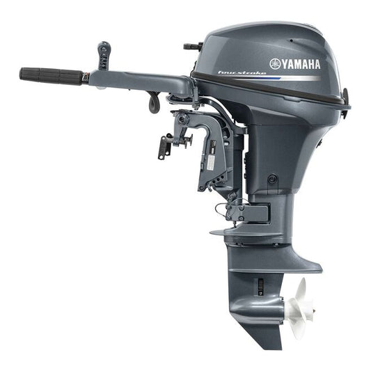 Yamaha 8 HP Tiller 4-Stroke Outboard, 20" Shaft, Manual Start
