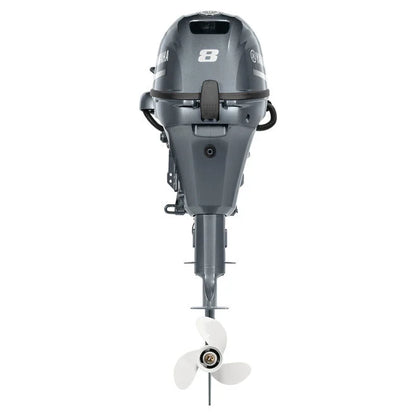 Yamaha 8 HP Tiller 4-Stroke Outboard, 20" Shaft, Manual Start