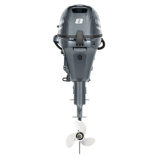 Yamaha 8 HP Tiller 4-Stroke Outboard, 20" Shaft, Manual Start