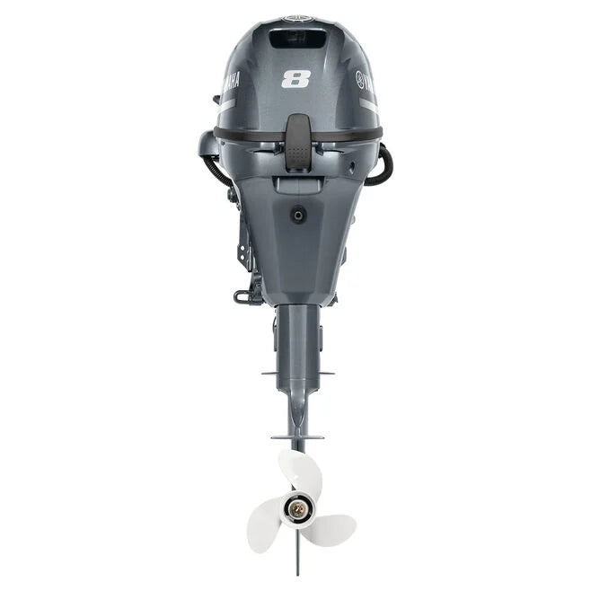 Yamaha 8 HP Tiller 4-Stroke Outboard, 20" Shaft, Manual Start